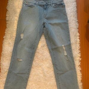 GAP Ripped Straight Jeans